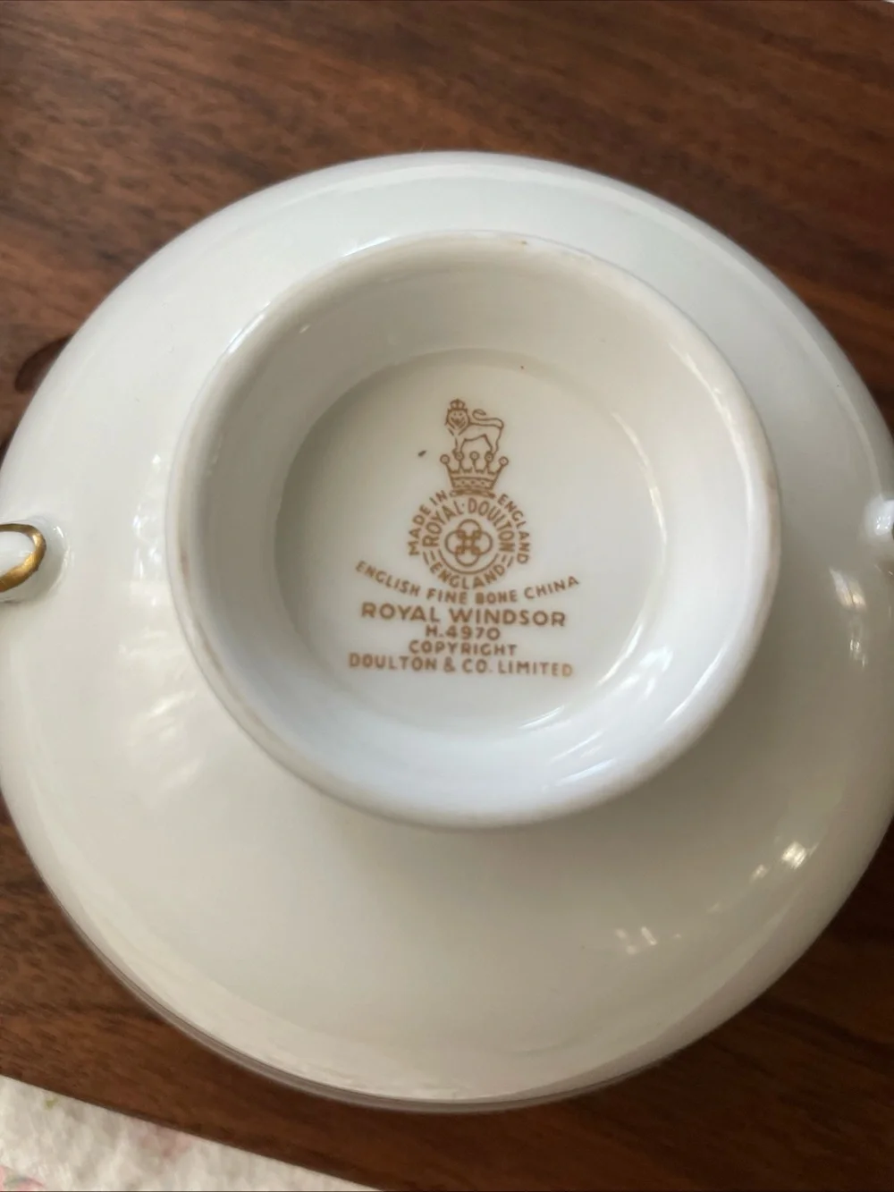 Windsor porcelain double